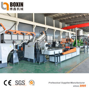 Machine à granulés à double étage Boxin 150 mm pour <span class=keywords><strong>polystyrène</strong></span>/LDPE/LLDPE/PP avec filtre autonettoyant et dégazage par piston sous vide - Product Image 5