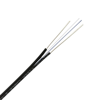 1 2 4 kabel Drop inti GJXFH dalam ruangan kabel Drop serat optik LSZH G657A Multi Mode tunggal