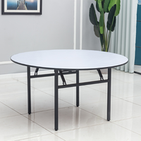 Vente en gros de table ronde pliante moderne en métal de 6 pieds et ensemble de chaises pour les mariages, les événements et l'utilisation commerciale