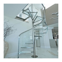 Premier prix compétitif escalier en spirale escalier en spirale garde-corps en verre livraison rapide escalier en spirale seconde main