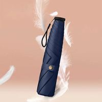 Parapluies en fibre de carbone ultra-légers Custom-X004 en promotion, parapluie portable format crayon pour protection UV avec logo