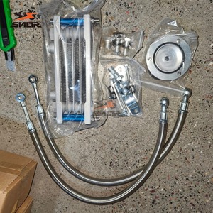 Radiatore <span class=keywords><strong>Olio</strong></span> Moto SNOR con Protezione a Rete Larga Adatto per Off-road CB CG per Radiatore T1 e Qianlong - Product Image 6