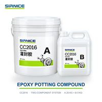 Composé de scellement époxy bicomposant thermiquement conducteur UL94 V-0 pour moteur, transformateur, module d'alimentation CC2016
