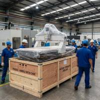 Router CNC Profesional 2030 de 4 Ejes RichAuto, Máquina de Tallado de Espuma, Gran Escala, para Fabricación de Moldes 3D de EPS y Esculturas de Poliestireno