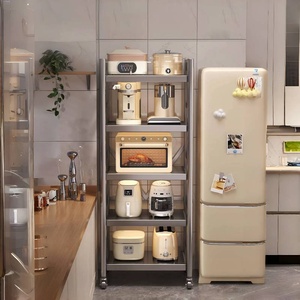 Chất lượng cao lớn nhà bếp đứng với nhiều lớp hiển thị Kệ lò vi sóng đứng lưu trữ tiện ích lưu trữ giá - Product Image 1