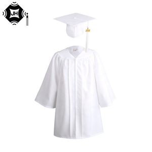 Uniforme <span class=keywords><strong>de</strong></span> Graduación Infantil con Birrete y Toga Mate para Escuela, Unisex, T/T, Tejido West Union 100% Poliéster Satinado - Product Image 3
