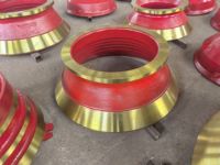 Pièces d'usure professionnelles pour concasseur à cône en acier à haute teneur en manganèse 603/1407E, revêtement de cône
