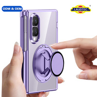 Étui large pour Samsung Galaxy Z Fold8 avec verre trempé intégré, sangle magnétique à rebond et béquille rotative à 360° pour la protection de la charnière