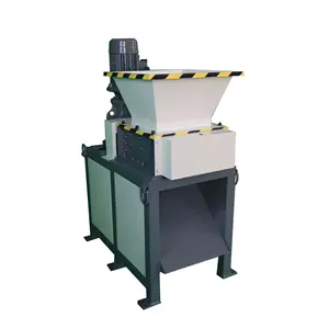 Mini Máquina trituradora para reciclador de chatarra pequeña/Mini trituradora de doble eje para papel plástico Metal Hogar Escuela Oficina