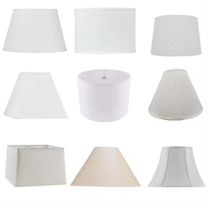 Trang Trí Bảng Sàn Đèn Tường Vòng Vải Pantone De Lamparas Trong Lino Đèn Linen Bóng Đèn Với Khung Kim Loại - Product Image 6