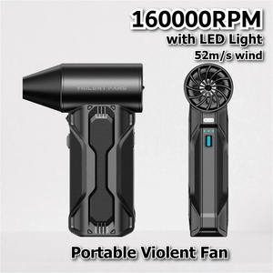 130000RPM <b>Electric</b> Air Blower 52m/s Mini Turbo Jet Fan with Lights Multi-function Violent Blower Computer <b>Keyboard</b> Dusted - Product Image 2