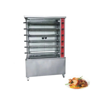 Mesin Panggang Ayam Babi Mesin Panggang Daging Babi Mesin Panggang Putar Elektrik BBQ Grill Arang BBQ Mesin Panggang Ayam Arang - Product Image 4