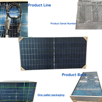 Panneaux Solaires Bifaciaux Tout Noir Double Verre Longi Jinko Risen JA Solar 420W 425W 430W 445W 450W pour Système d'Énergie Solaire Résidentiel