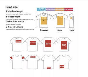 Camiseta Unisex Casual de 260 GSM, 100% Algodón, Cuello Redondo, Impresión Opaca, Sin Costuras, Talla Grande para Hombre - Product Image 5