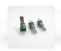 Potenciómetros de Resistencia Variable RK09L1140A2U de 50mW, 10kohm, 300V CA, Rotación Completa, 300+5 Conexiones