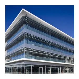 Edificio prefabricado, estructura de acero de varios pisos, edificio de oficinas, fabricante profesional
