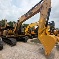 Excavator Bekas CAT320D2L 20 Ton Kondisi Bagus Berkualitas Tinggi Impor Asli Jepang dengan Gear, Siap Pakai, Dijual