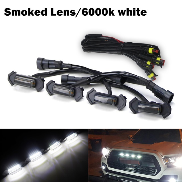 foglights led grille mount