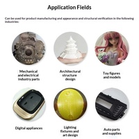 Résine photosensible pour impression 3D SLA, haute précision, pièces de petite taille, détails lisses, figurines, affichage culturel et créatif, 0,01 mm