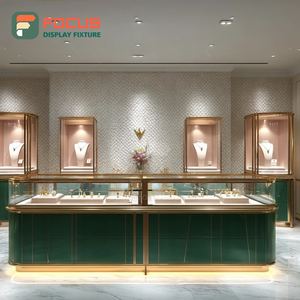 Mostrador de Exhibición de Joyería Personalizado de Alta Visibilidad, Fabricante de Mostradores con Panel de Vidrio Templado para Centros Comerciales - Product Image 6