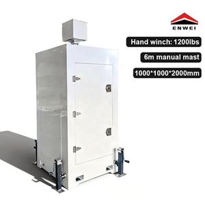 Remolque Móvil con Cámara de CCTV Solar y Mástil Telescópico de 6 m para Obras de Construcción - Product Image 1