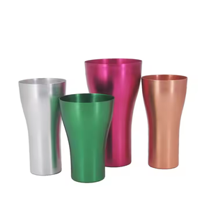 Tazza da Birra in Alluminio Impilabile Colorata 330ml 350ml 500ml per Campeggio Esterno, Compatibile con France <span class=keywords><strong>Max</strong></span> & Jack's Forst Old Potrero - Product Image 2