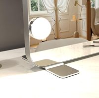 Grand miroir de maquillage de table avec 16 ampoules LED pour la maison et la salle de maquillage