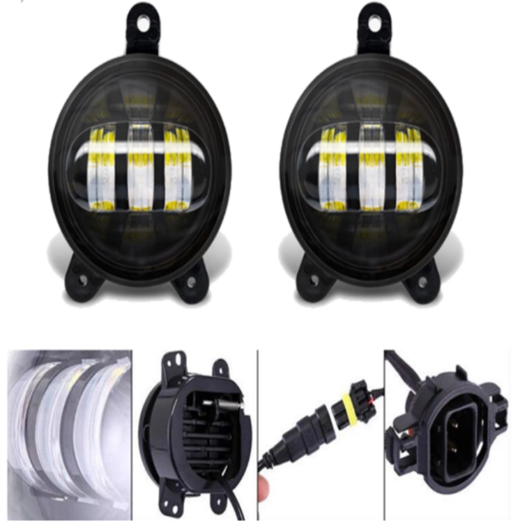 DRL 30 Вт 3,5 дюймов русская лада приора 2170/2171/2172 LED противотуманная фара передний бампер свет
