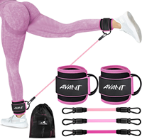 Sangles de cheville réglables de haute qualité pour la musculation, sangles de cheville pour appareils à câbles, sangles de cheville de fitness pour machines à câbles