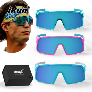 Occhiali da Ciclismo IRun UV400 per Moto Fuoristrada, Occhiali da Sole per Corsa, Occhiali Personalizzati per Baseball e Softball - Product Image 1