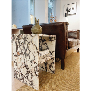 Ý đồ nội thất sang trọng calacatta Viola Bella Bàn Cạnh Giường ngủ cao cấp bằng đá cẩm thạch giường bên bảng - Product Image 2