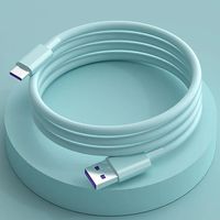 Câble de données USB Type-C de haute qualité, personnalisable, durable, 1m/2m, charge rapide 5A, conducteur en cuivre pur, gaine TPE pour Android