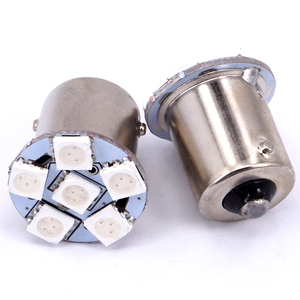 Nouveau 5630 6SMD Voiture <span class=keywords><strong>Clignotant</strong></span> Queue <span class=keywords><strong>Ampoule</strong></span> 1156 Prise Ambre Jaune Vif <span class=keywords><strong>Orange</strong></span> DRL Lampes P21W BA15S - Product Image 1