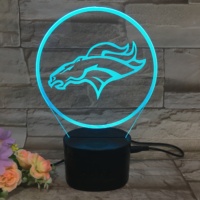 Lampe de table USB Stitch, veilleuse 3D, haut-parleur Bluetooth, lampe pour cadeau d'enfant, cadeau coloré