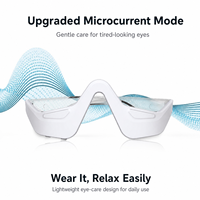 Lunettes de beauté oculaire légères en gros avec massage micro-courant LED rouge, rechargeables Type-C, pour la vente au détail et les cadeaux