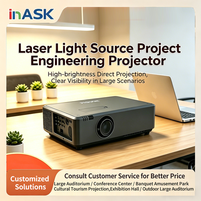 KP850 Larger Projector  High-brightness 8500-9000 Lumens  Full HD Laser Projector HIFI STEREO