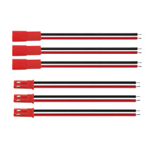 JST สายเชื่อมต่อ2ขาตัวผู้ตัวเมีย22 AWG,สายไฟสำหรับเฮลิคอปเตอร์แบตเตอรี่ RC ไฟ LED DIY ตกแต่ง - Product Image 2