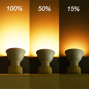 Nueva Bombilla LED GU10 de 5W 230V 2200K-3000K con Luz Cálida Regulable, Plástico+Aluminio, Blanca, <span class=keywords><strong>para</strong></span> Iluminación Interior, 2026 - Product Image 6