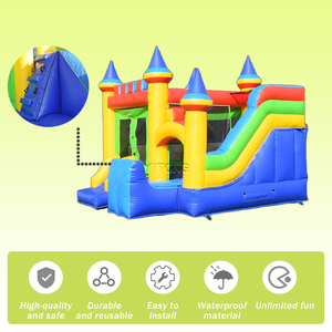 Castillo Inflable con Tobogán, Precio Económico, Color Personalizable, Castillos Hinchables de China - Product Image 3