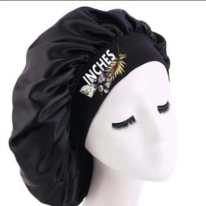 Pas de quantité minimale de commande Marque Privée Échantillon Gratuit Personnalisé Cheveux Femmes Bonnet Satin Soie Bonnets avec Logo Personnalisé - Product Image 3
