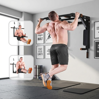 Barre de traction murale multifonctionnelle robuste pour fitness et musculation, tour de traction murale pour tractions et dips, vente en gros