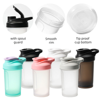 300ml Mini Logo Personnalisé Petite Tasse Shaker Gym Sans Bpa Shaker Bouteille D'eau