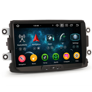 Lecteur audio stéréo Android DVD MP5 2 Din pour Renault <span class=keywords><strong>Clio</strong></span> <span class=keywords><strong>3</strong></span> 4 8'' avec Wi-Fi AHD ASP DSP 360 °   Écran 4K, caméra 1080P, ventilateurs - Product Image 2