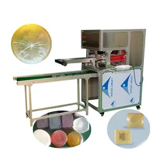 Bade bomben Kunststoff Stretch folie Hotel Transparente Seife Schrumpf folie Wrap Packing Machine