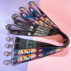 Promotion Custom Printed <b>Polyester</b> Folk Art <b>Lanyard</b> for Business Events Wedding Party & Jewelry Use - Product Image 2