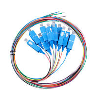 Kabel Patch Fiber Optik Single Mode Multi-Core LC/UPC-SC/APC Mode Dupleks untuk Jaringan 4G dan WiFi