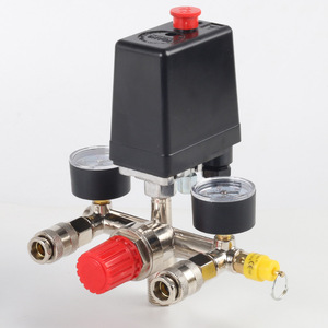 Ensemble de pressostat pour compresseur d'air G1/4 120Psi avec régulateur et manomètres pour compresseur d'air - Product Image 1