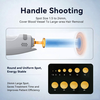 Appareil laser Alexander 755nm Alexandrite pour l'épilation, machine pour salon de beauté, équipement certifié CE MDR 510K