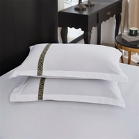 Taie d'oreiller en satin de luxe 50x70 draps et taies d'oreiller de conception de ferme de haute qualité personnalisés pour une utilisation hospitalière