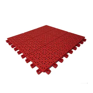 Premium quality PP outdoor School basketball court flooring interlocking sports floor